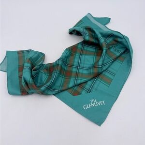 The Glenlivet Scotch Whiskey Dress Plaid Scarf Silky Material NEW